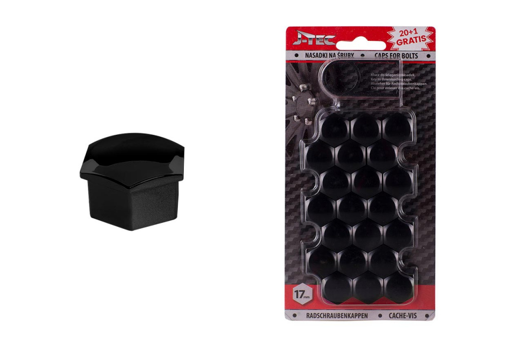 Capace Pentru șuruburi 17 Mm Negre Amio G21301