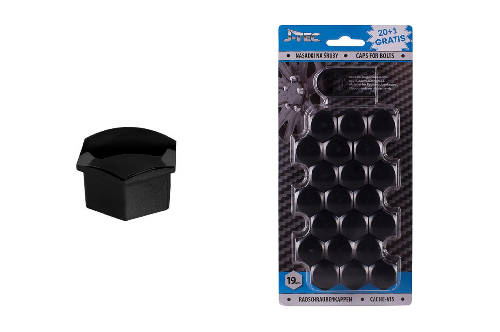 Capace Pentru șuruburi 19 Mm Negre Amio G21305