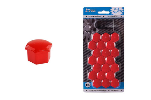 Capace Pentru șuruburi 19 Mm Roșii Amio G21306
