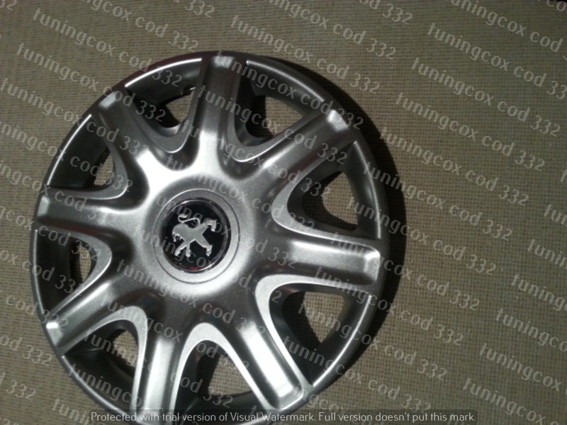 Capace roti Peugeot r15 la set de 4 bucati cod 332