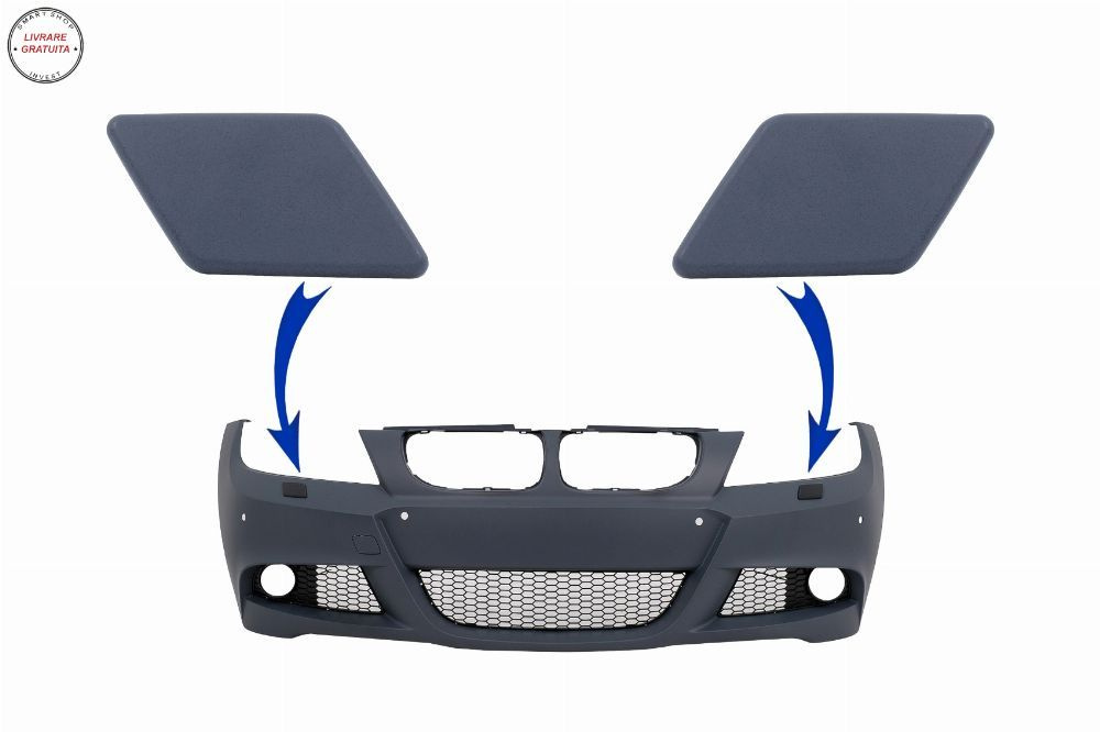 Capace Spalatoare Faruri Bara Fata BMW Seria 3 E90 E91 LCI (2008-2011) M Tech- livrare gratuita