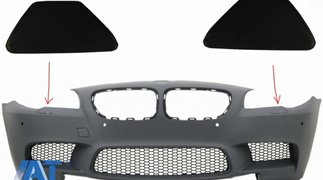 Capace Spalatoare Faruri Bara Fata compatibil cu BMW Seria 5 F10 F11 (2011-2017) M5 Design