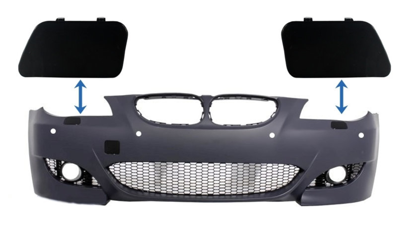 Capace Spalatoare Faruri Bara Fata compatibil cu BMW Seria 5 E60 (2003-2010) M5 Look SRABME60