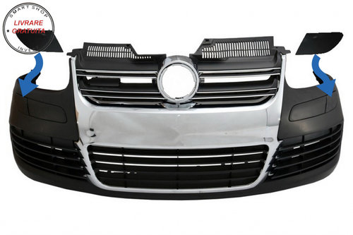 Capace Spalatoare Faruri Bara fata VW Golf MK5 V 5 (2003-2007) R32 Look- livrare gratuita
