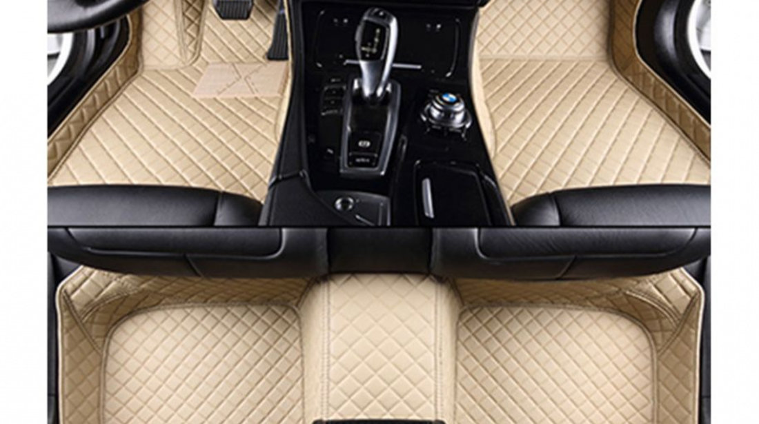 Capitonaj Interior Premium Diamond Cover Bej + Cusatura Bej