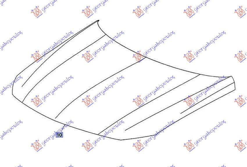 Capota Motor - Opel Insignia 2017 , 39117892