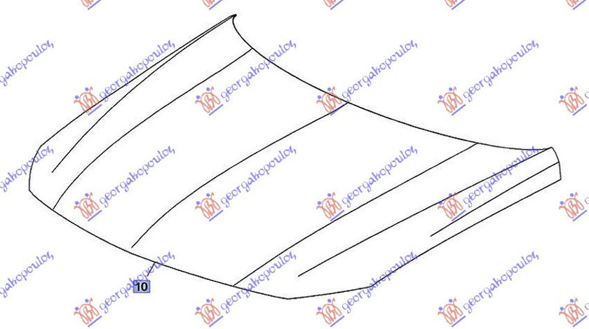 Capota Motor - Opel Insignia 2017 , 39117892