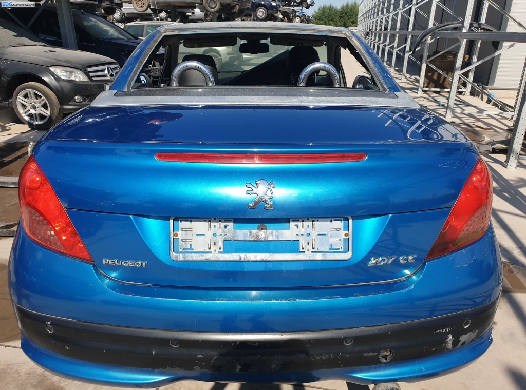 Capota Portbagaj Dezechipat Peugeot 207 CC Cabrio 2006 - 2014 Culoare KMU Neysha Blue [K6571]