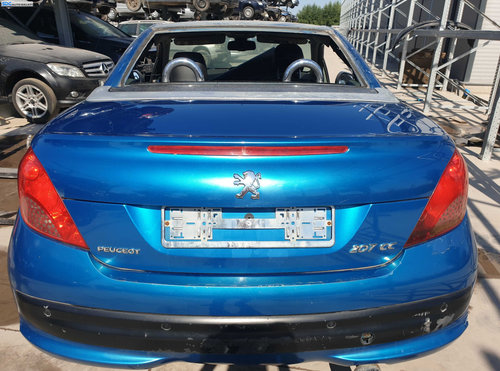 Capota Portbagaj Dezechipat Peugeot 207 CC Cabrio 2006 - 2014 Culoare KMU Neysha Blue [K6571]