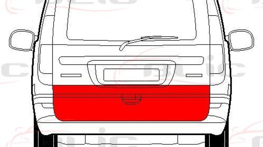 Capota portbagaj MERCEDES-BENZ VITO Autobus W639 Producator BLIC 6508-04-3542720P