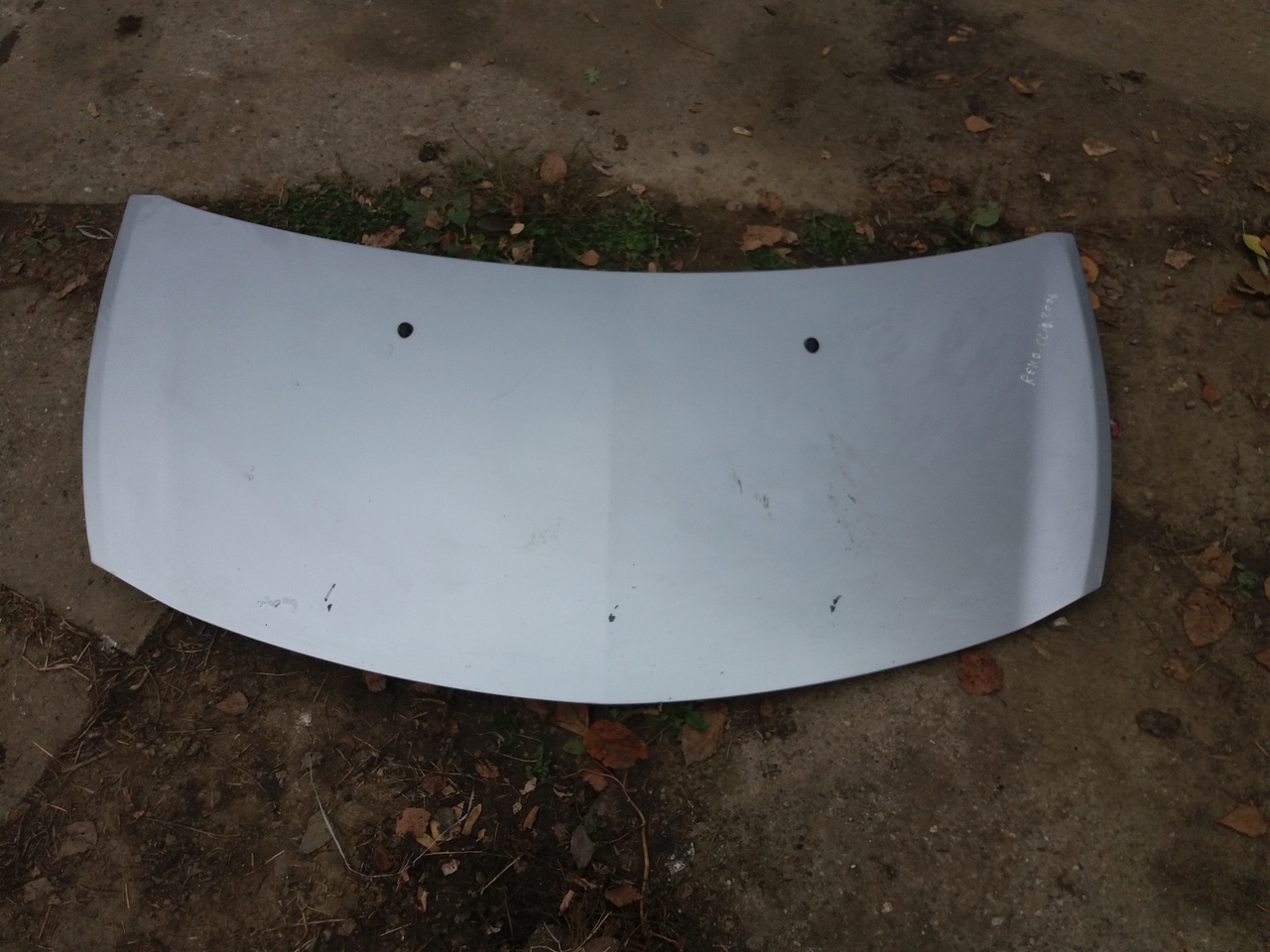 Capota  Renault Clio 3 hatchback Gri Metalizat din aluminiu