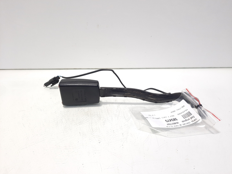 Capsa centura dreapta fata cu fir, cod 1K4857756F, Vw Golf 5 Plus (5M1) (idi:585475)