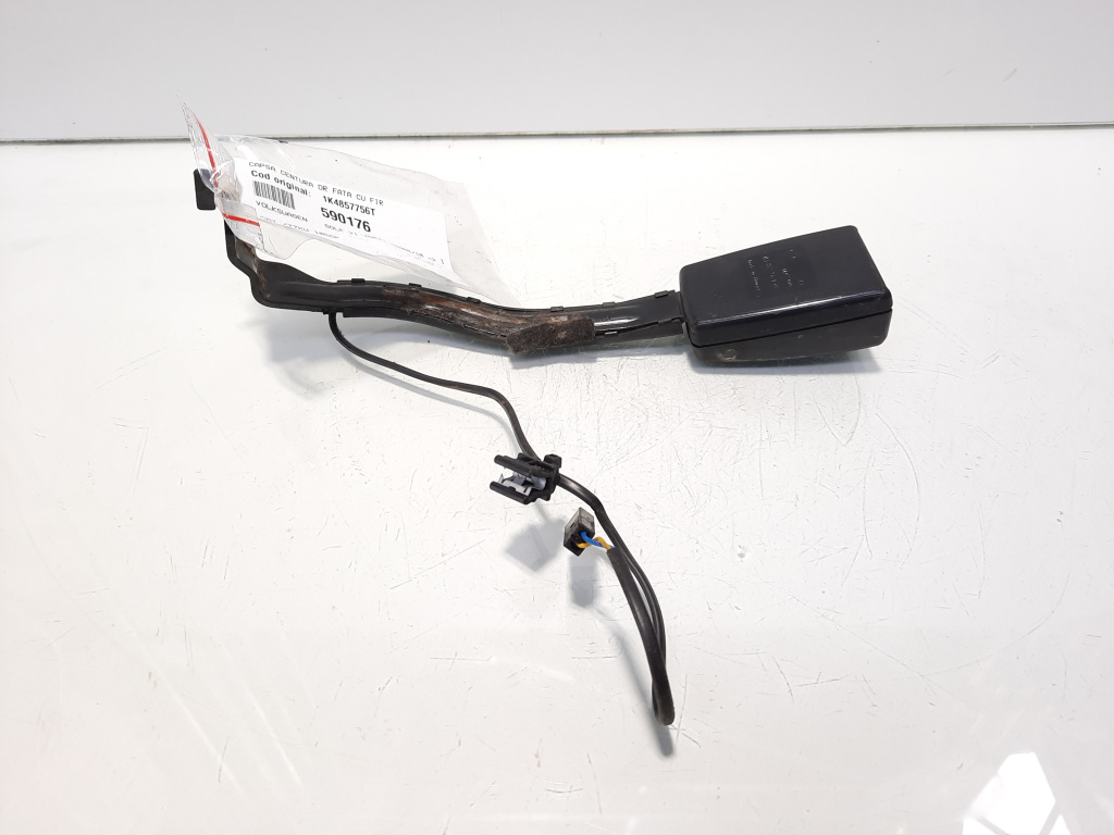 Capsa centura dreapta fata cu fir, cod 1K4857756T, Vw Golf 6 (5K1) (id:590176)