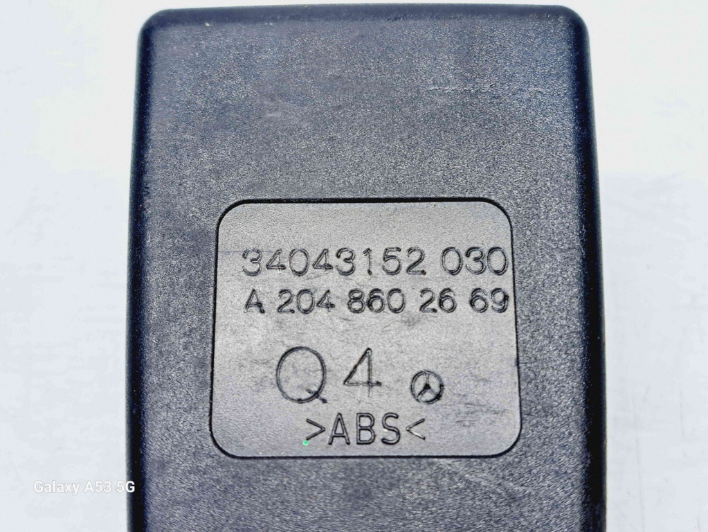 Capsa centura spate mijloc Mercedes Clasa C (W204) [Fabr 2007-2014] A2048602669
