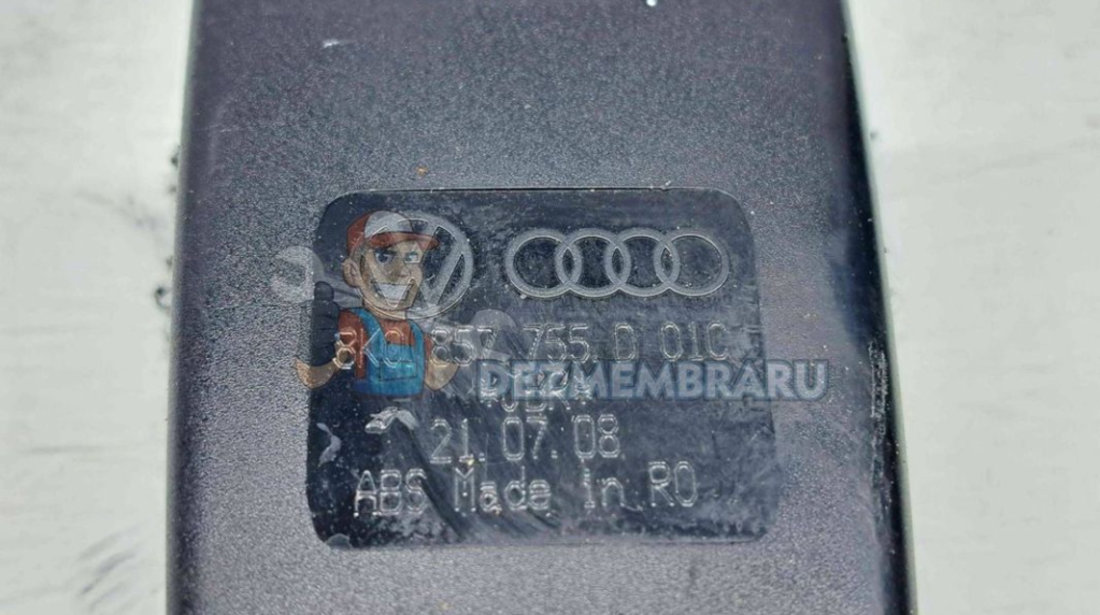 Capsa centura stanga fata Audi A4 (8K2, B8) [Fabr 2008-2015] 8K0857755D
