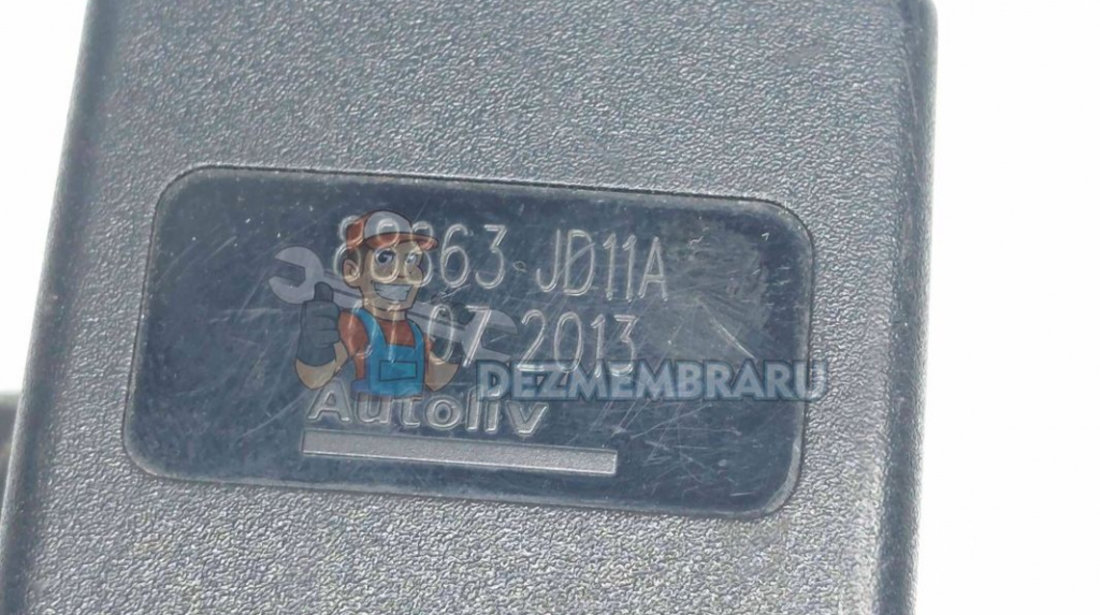 Capsa centura stanga spate Nissan Qashqai Facelift (2) [Fabr 2009-2013] 88863JD11A