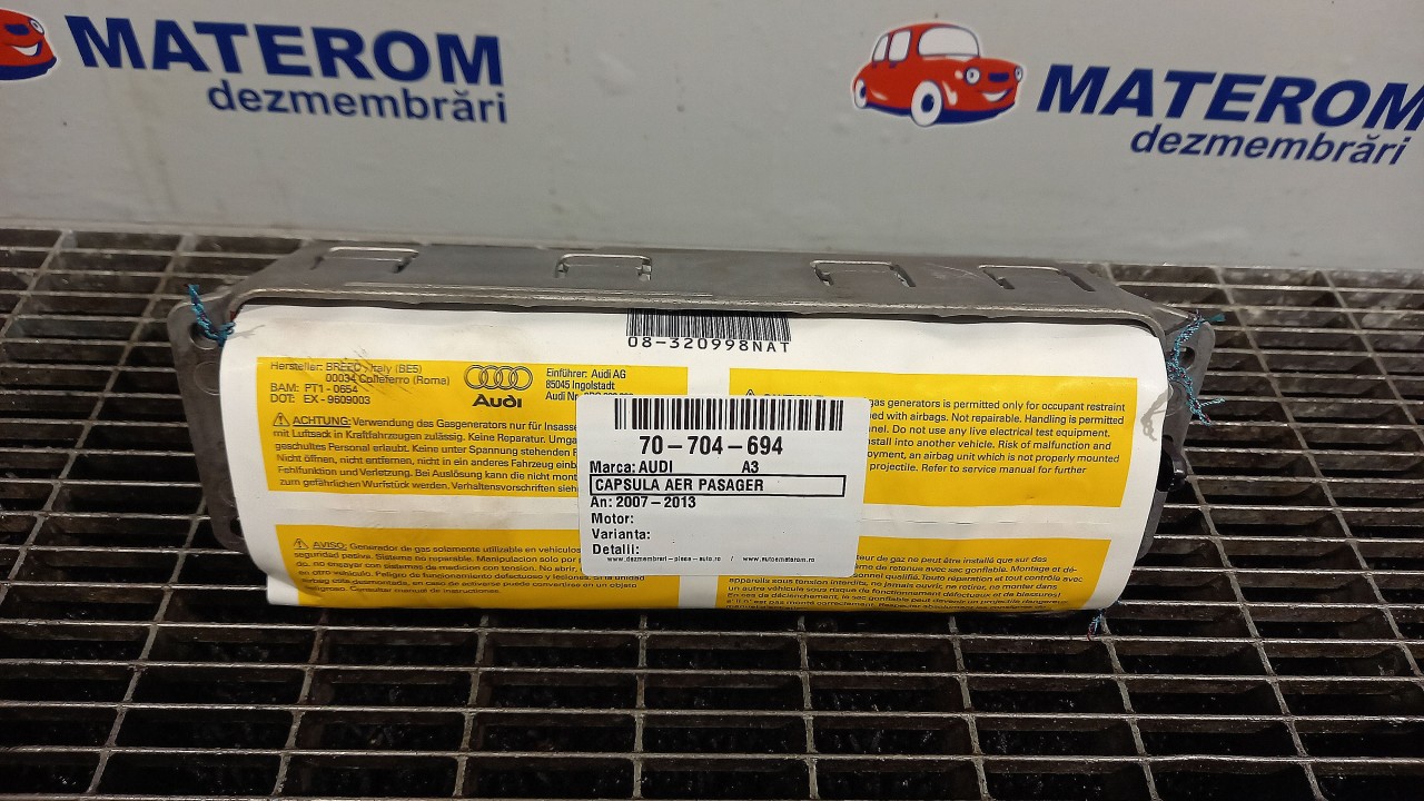 CAPSULA AER PASAGER AUDI A3 - - (2007 2012)