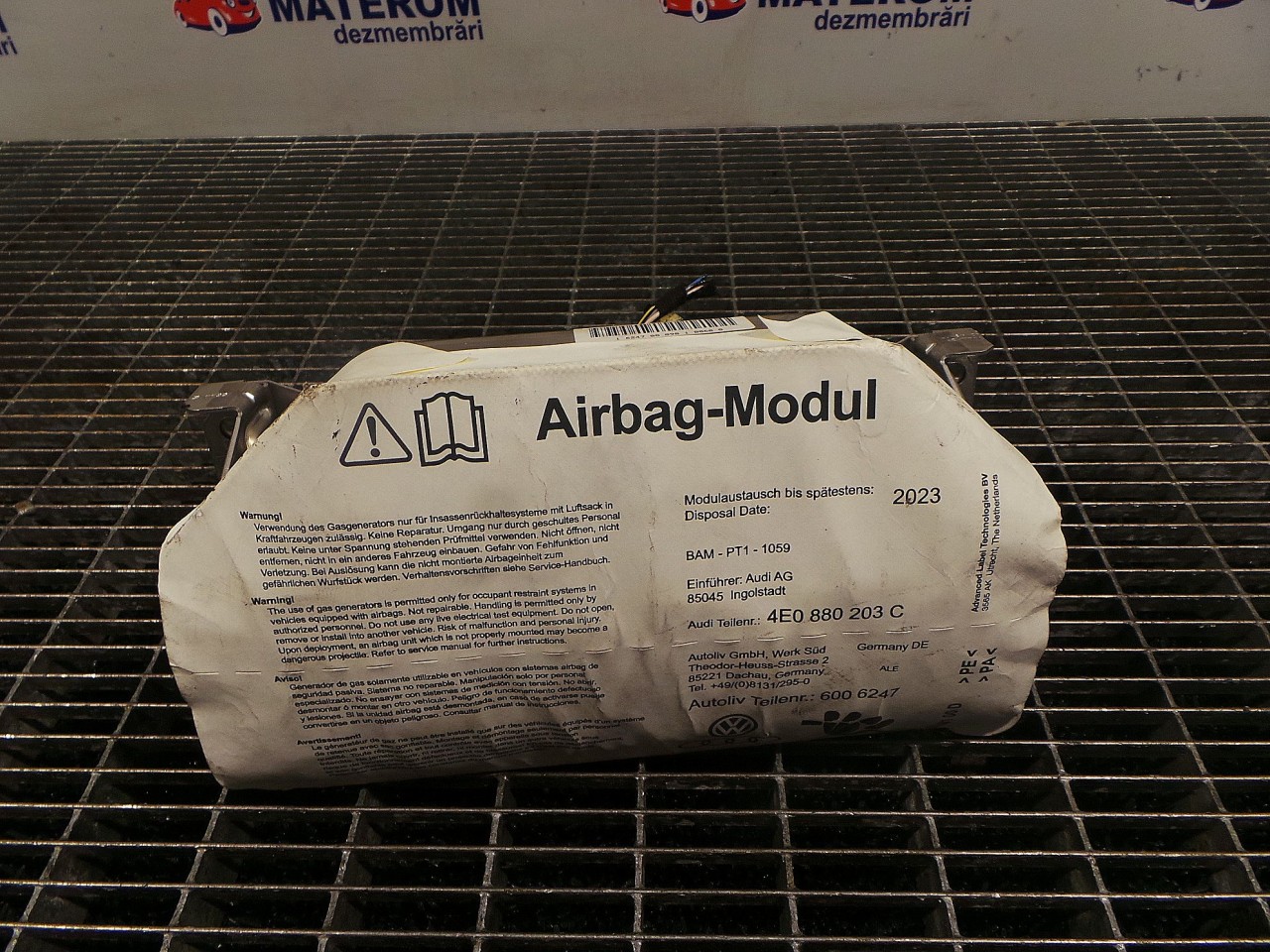 CAPSULA AER PASAGER AUDI A8 A8 - - (2007 2009)