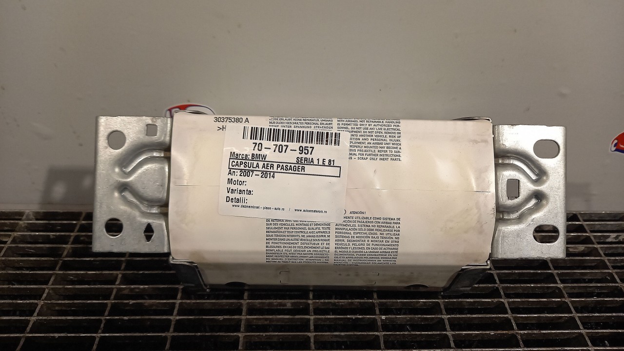 CAPSULA AER PASAGER BMW SERIA 1 E 81 - - (2007 2014)
