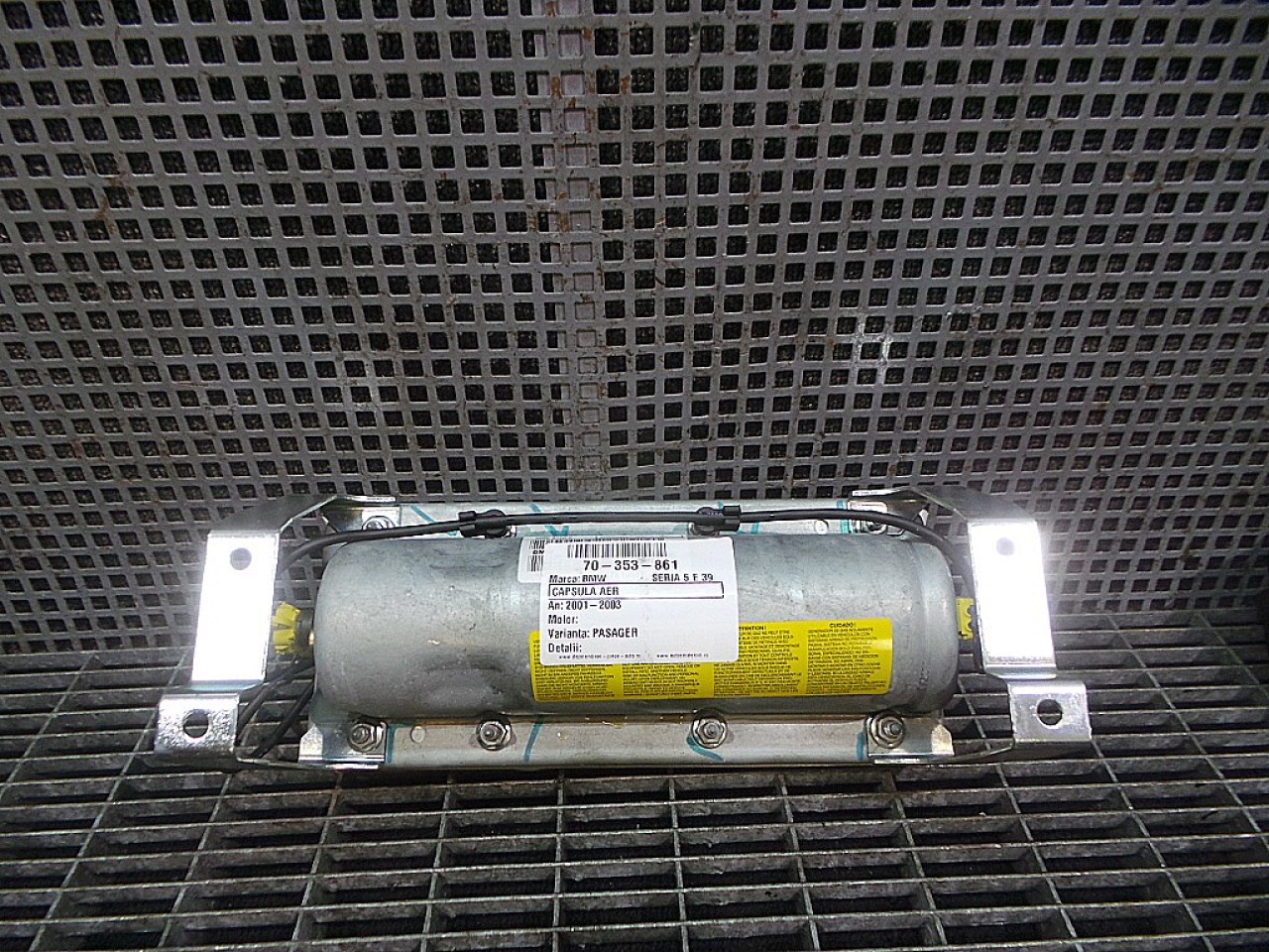CAPSULA AER PASAGER BMW SERIA 5 E 39 SERIA 5 E 39 - - (2000 2003)