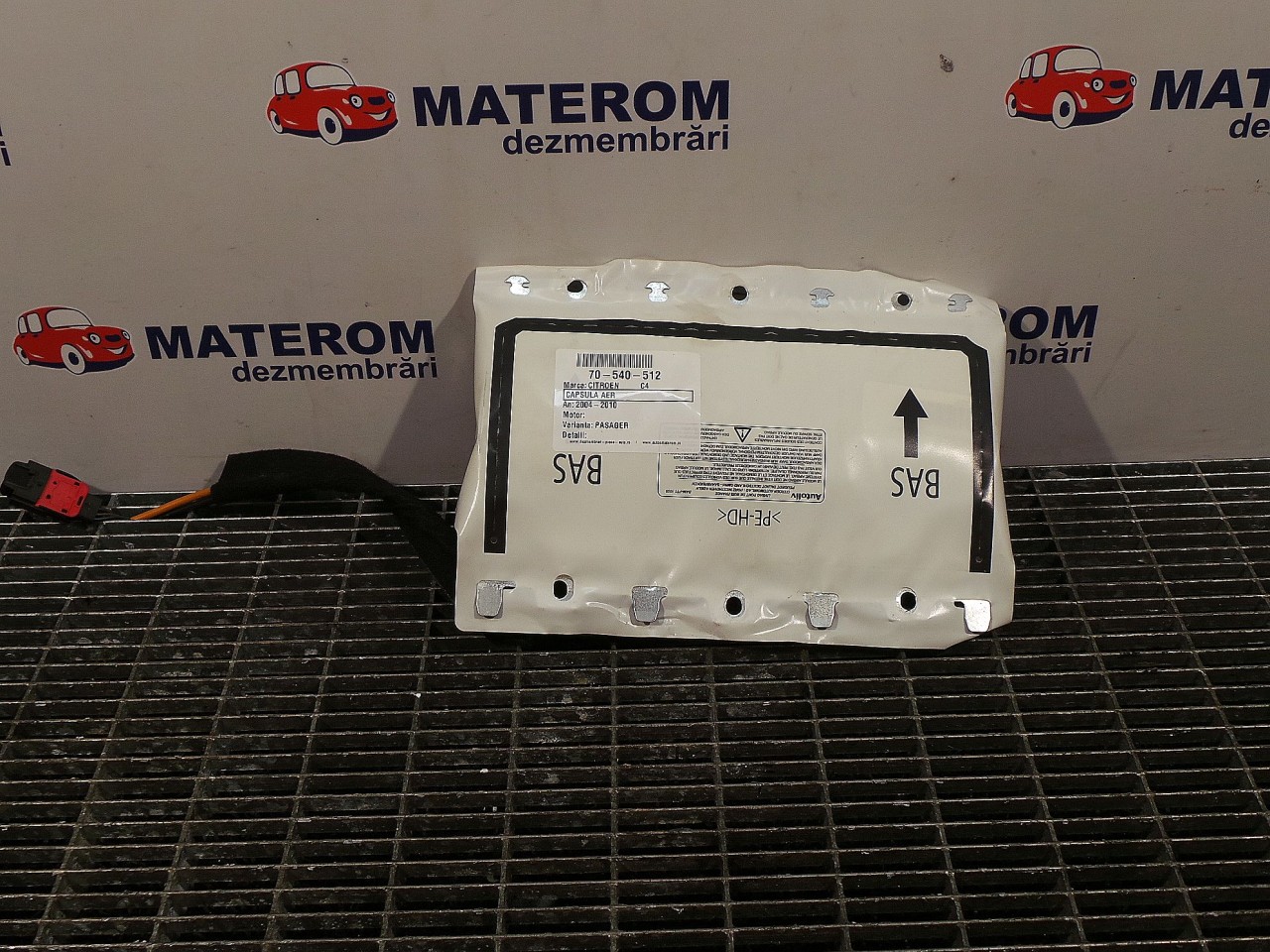 CAPSULA AER PASAGER CITROEN C4 - - (2004 2008)