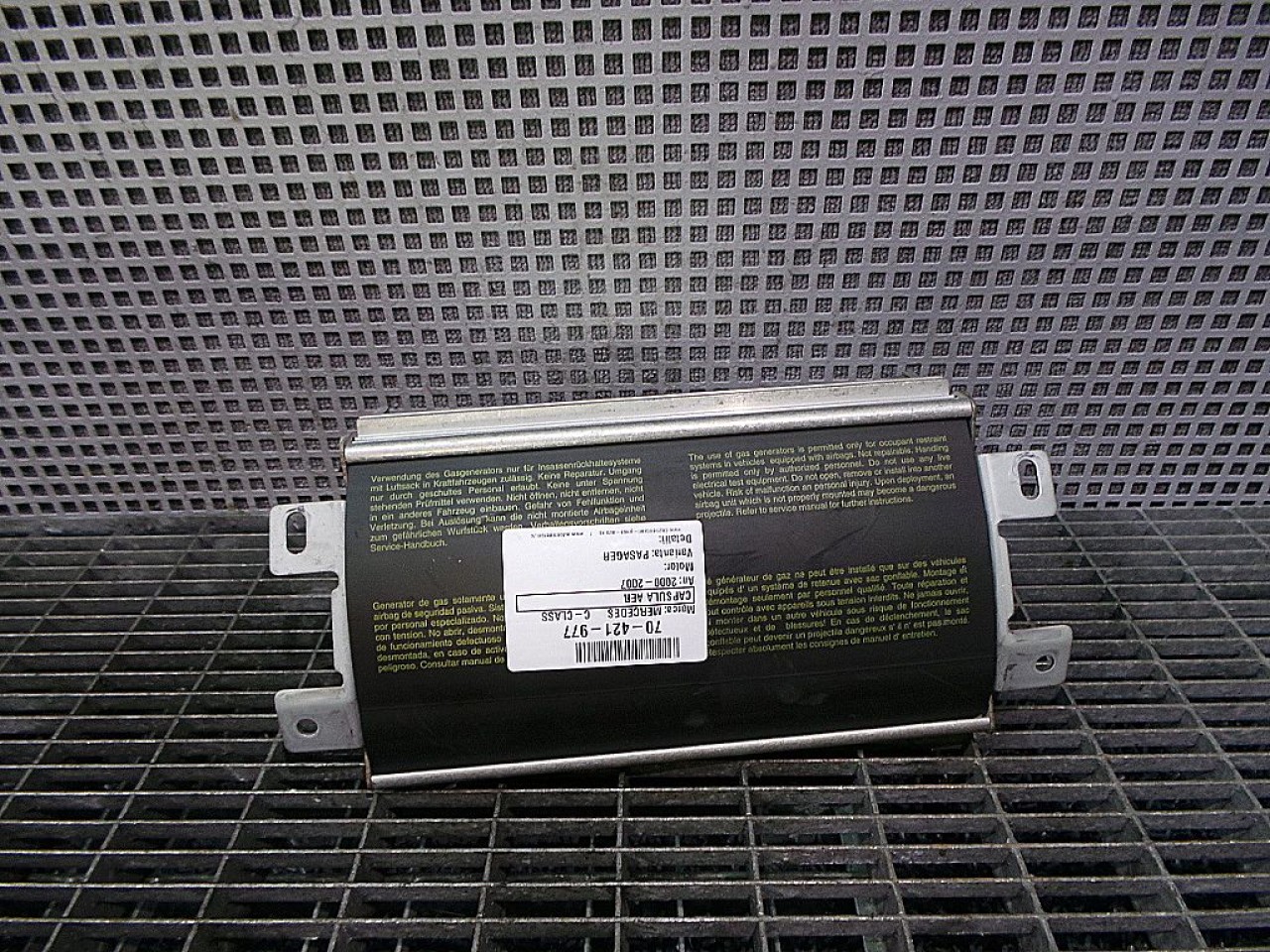 CAPSULA AER PASAGER MERCEDES C-CLASS - - (2000 2007)