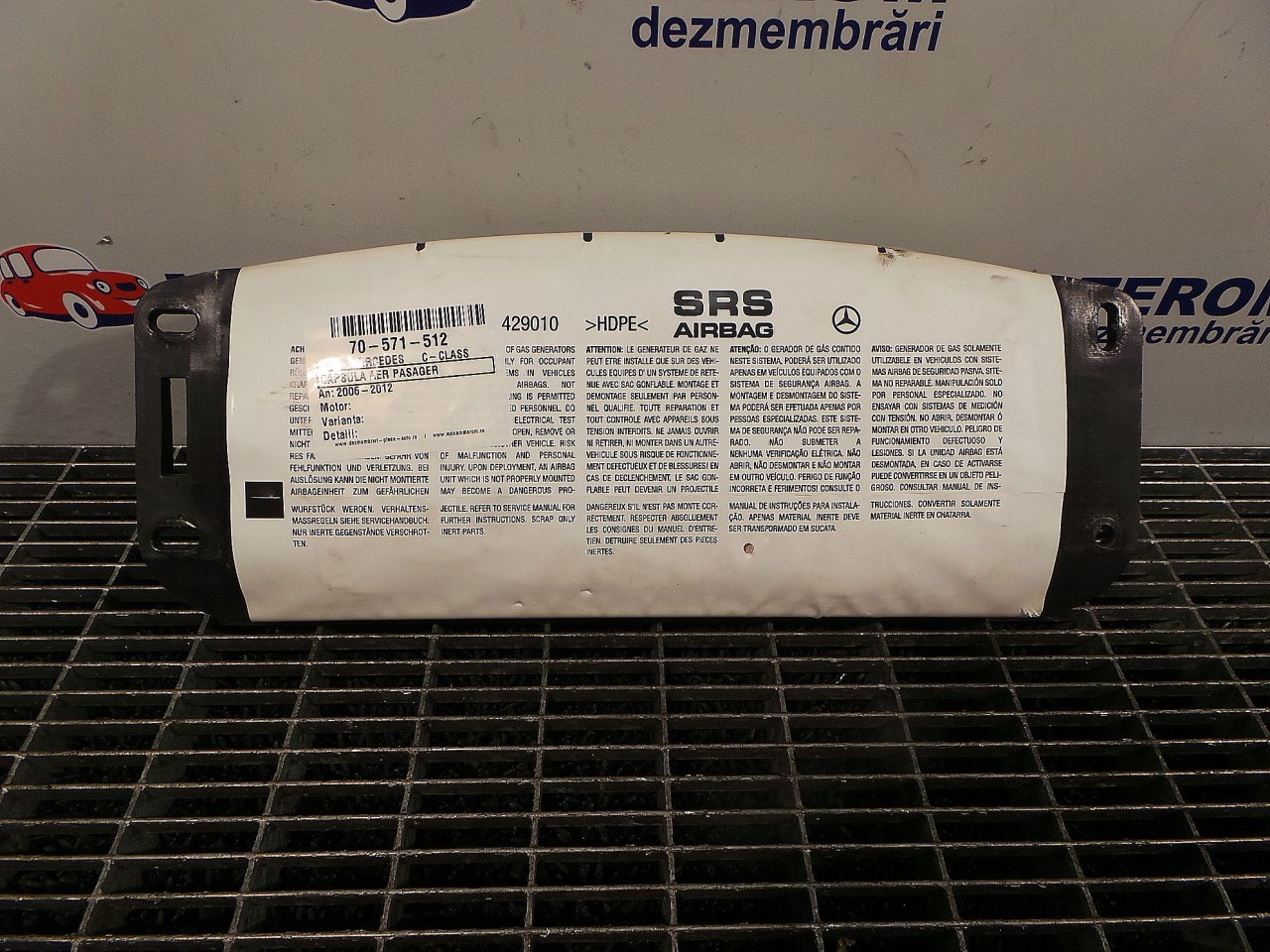 CAPSULA AER PASAGER MERCEDES C-CLASS - -