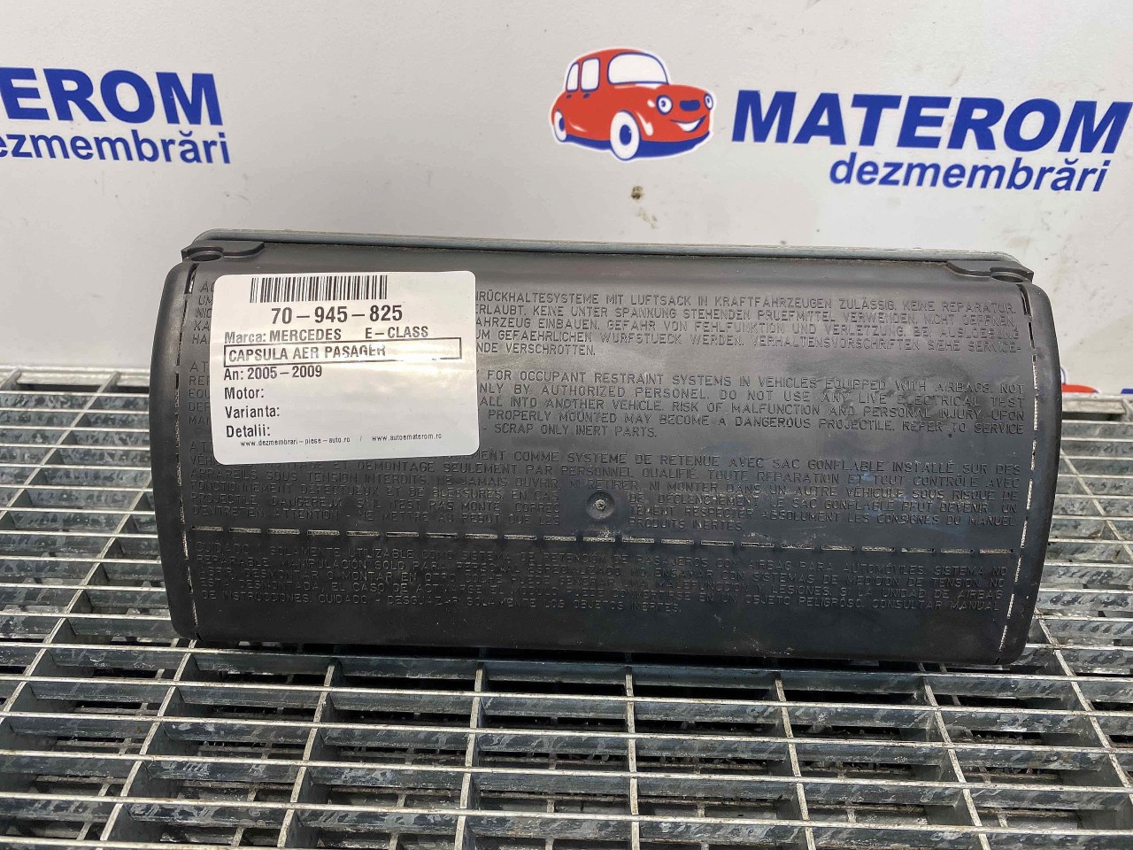 CAPSULA AER PASAGER MERCEDES E-CLASS - - (2005 2009)