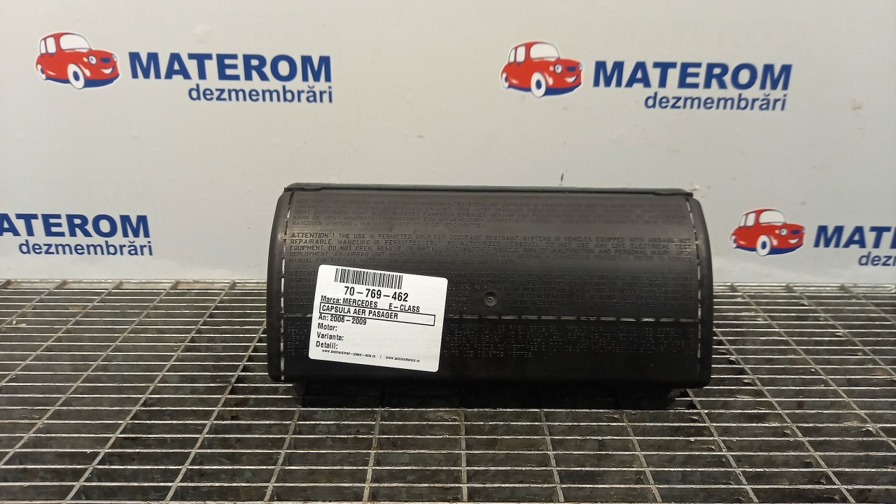 CAPSULA AER PASAGER MERCEDES E-CLASS - - (2006 2009)