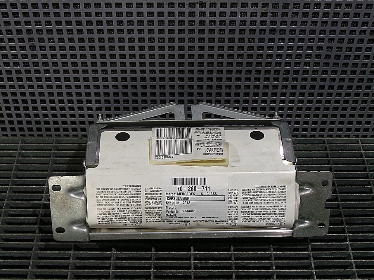 CAPSULA AER PASAGER MERCEDES S-CLASS - - (2006 2013)