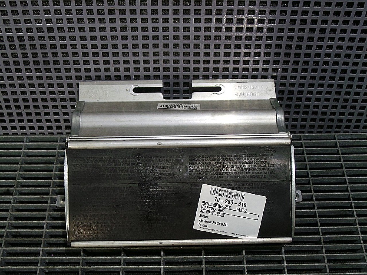 CAPSULA AER PASAGER MERCEDES VANEO VANEO - - (2002 2005)