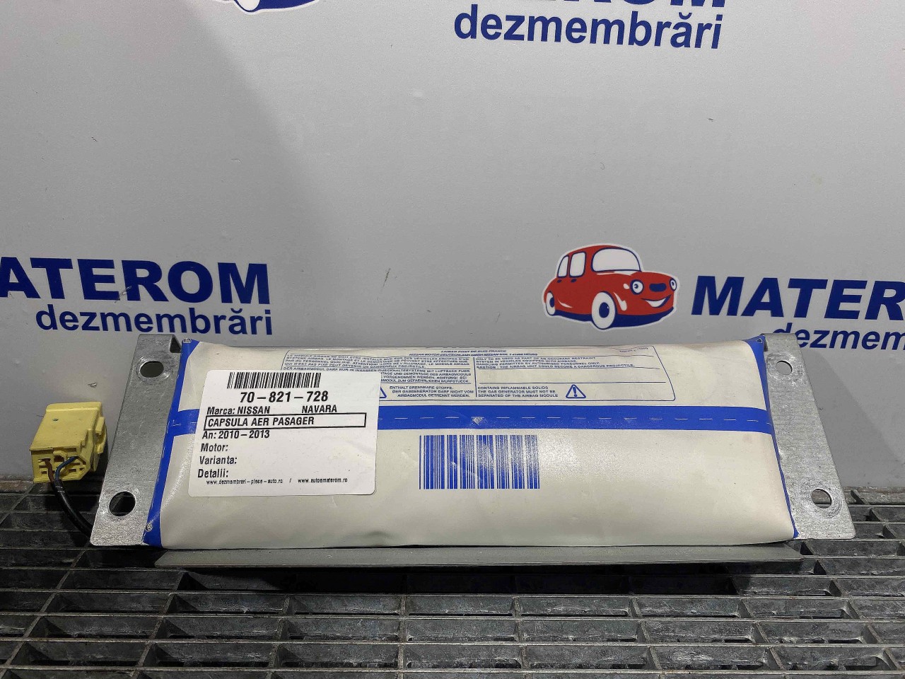 CAPSULA AER PASAGER NISSAN NAVARA - - (2010 2013)