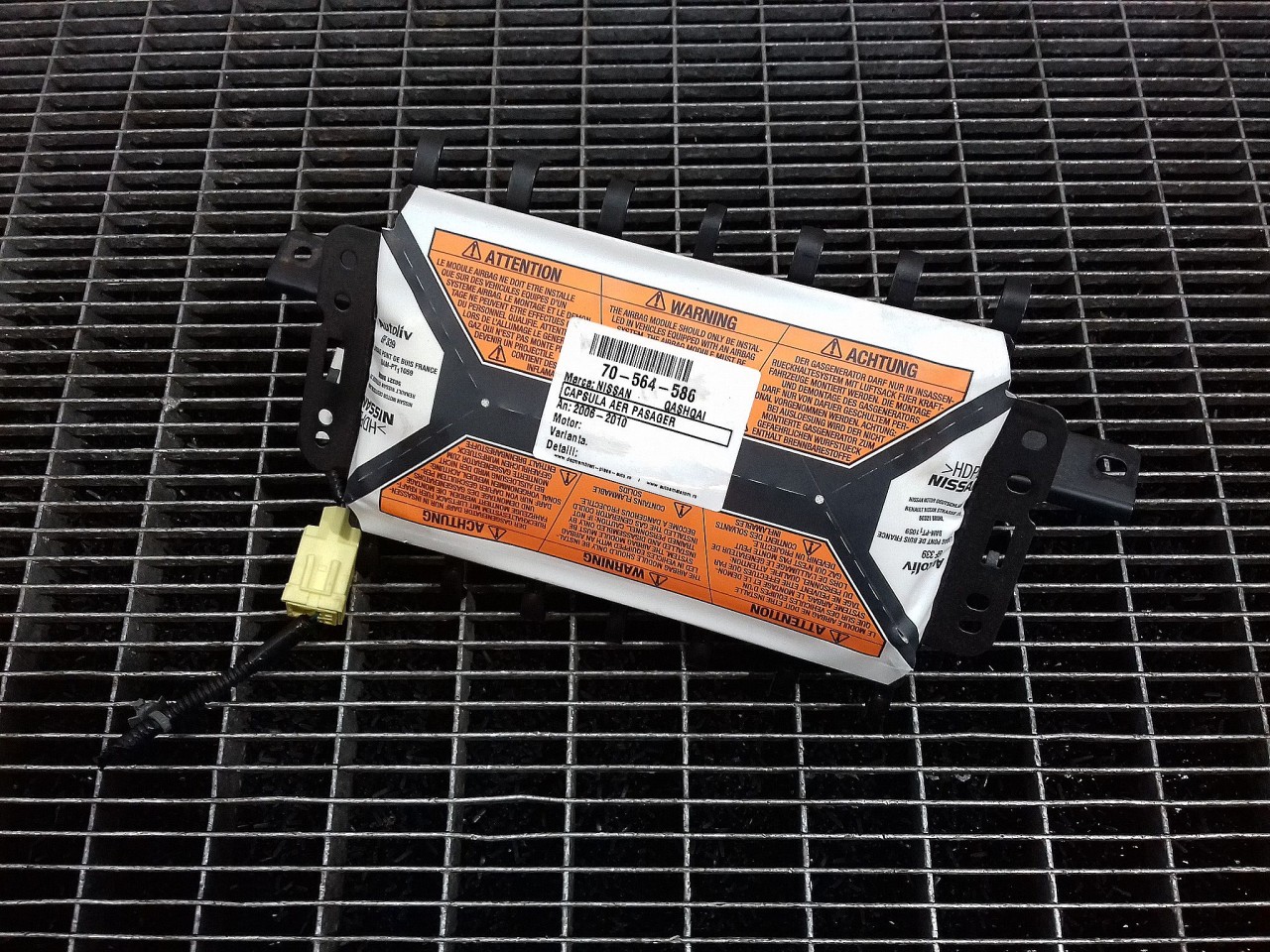 CAPSULA AER PASAGER NISSAN QASHQAI - - (2006 2010)
