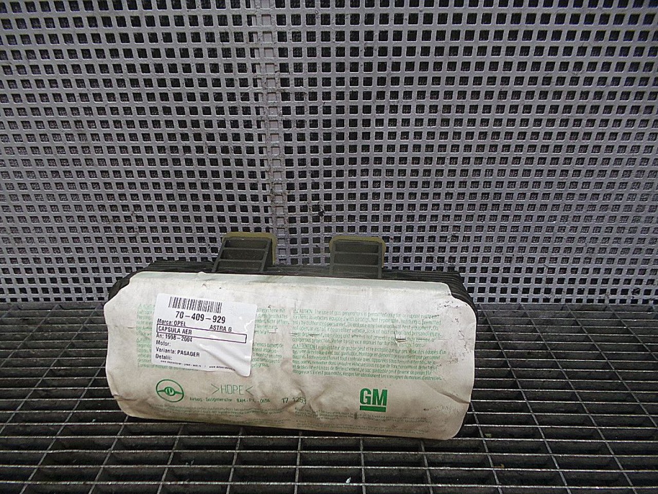 CAPSULA AER PASAGER OPEL ASTRA G ASTRA G - - (1998 2004)