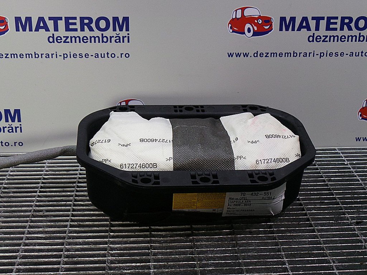 CAPSULA AER PASAGER OPEL ASTRA J - - (2009 2012)