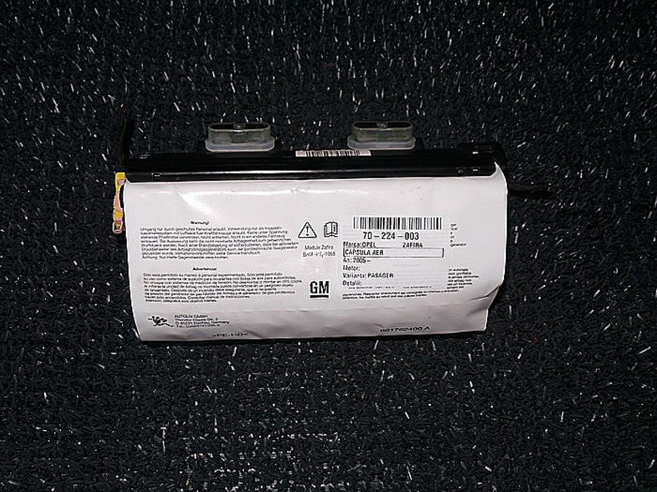 CAPSULA AER PASAGER OPEL ZAFIRA B - - (2005 2011)