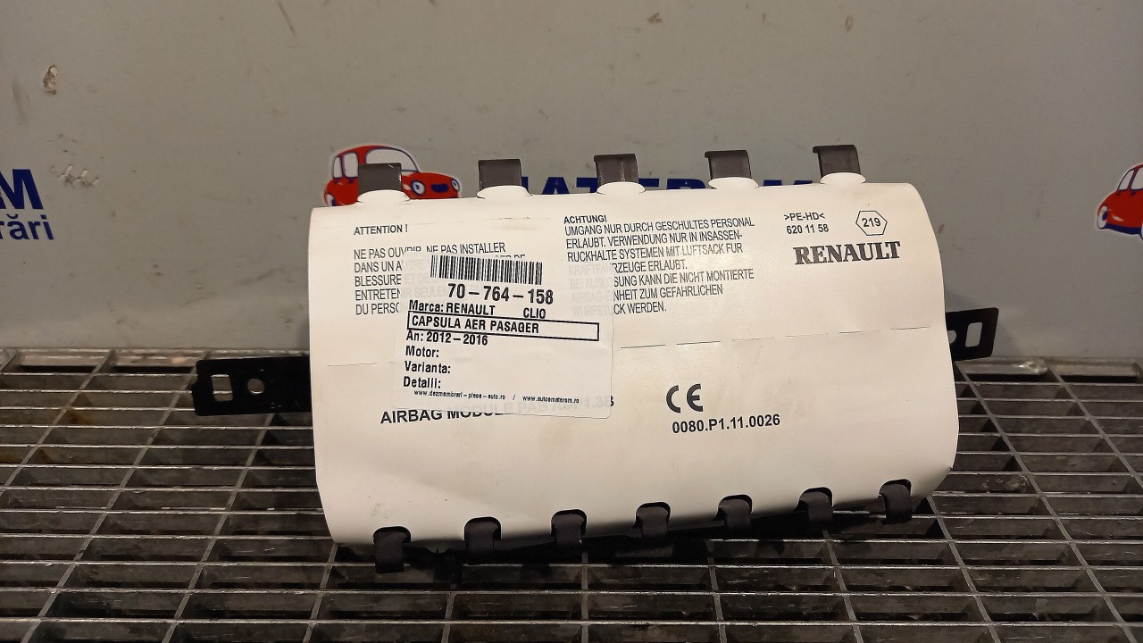 CAPSULA AER PASAGER RENAULT CLIO - - (2012 2016)