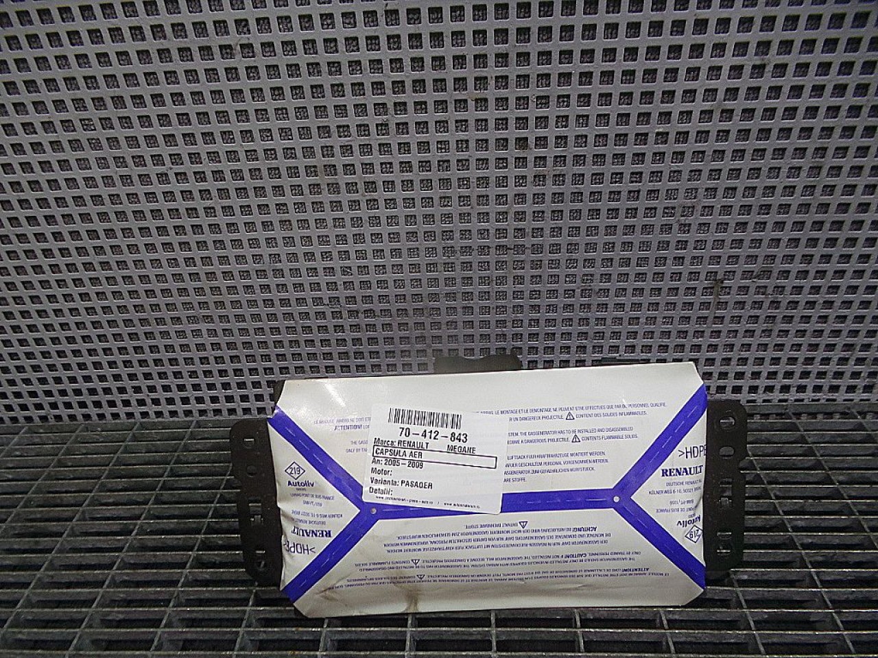 CAPSULA AER PASAGER RENAULT MEGANE MEGANE - - (2005 2008)