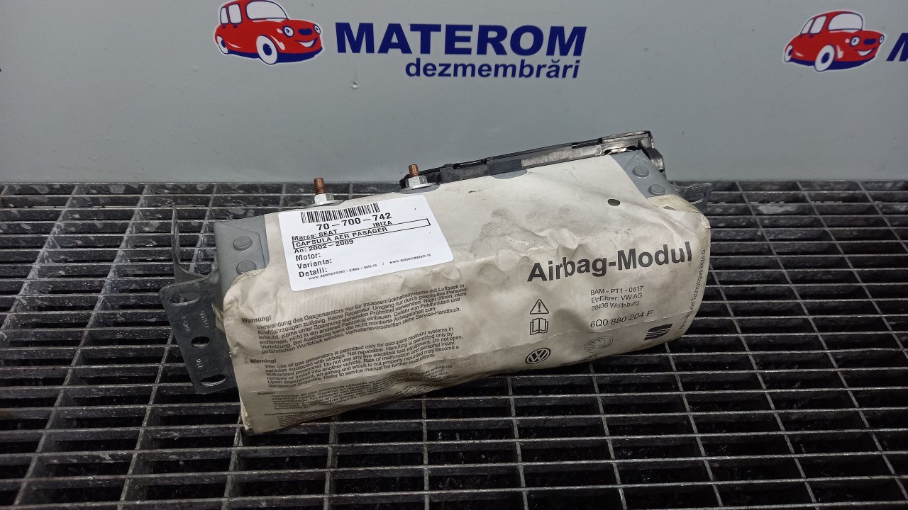 CAPSULA AER PASAGER SEAT IBIZA IBIZA - - (2002 2009)
