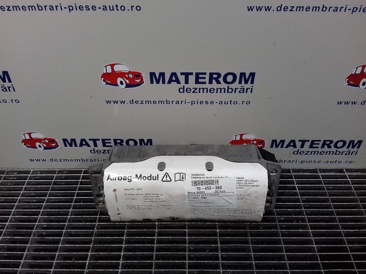 CAPSULA AER PASAGER SKODA OCTAVIA - - (2004 2009)