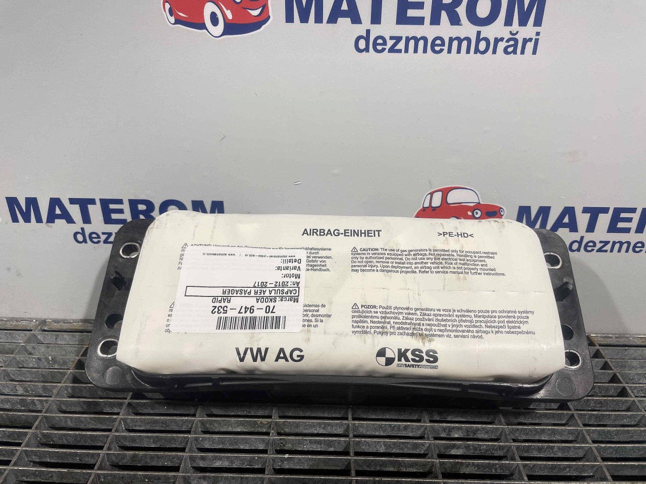 CAPSULA AER PASAGER SKODA RAPID - - (2012 2017)
