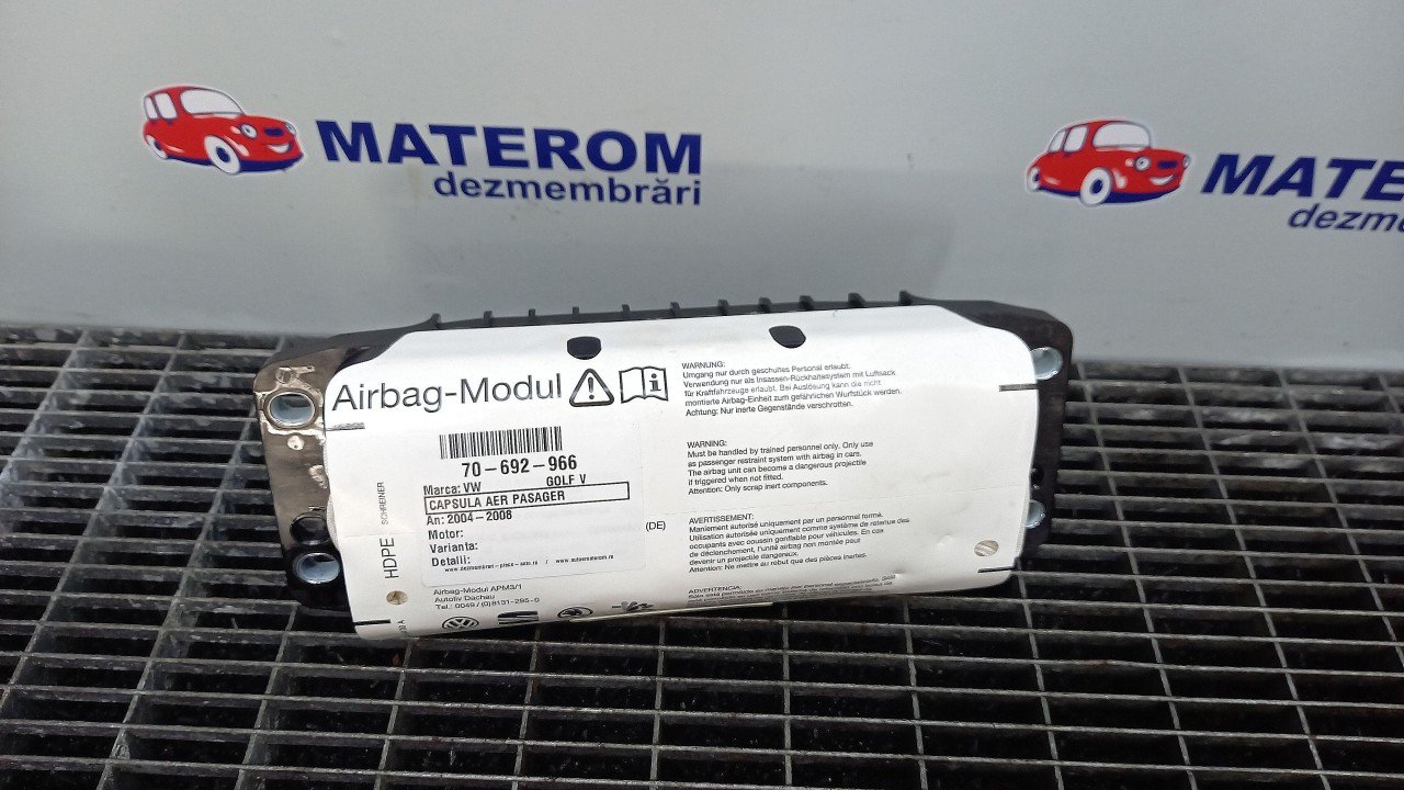CAPSULA AER PASAGER VW GOLF V - - (2004 2008)
