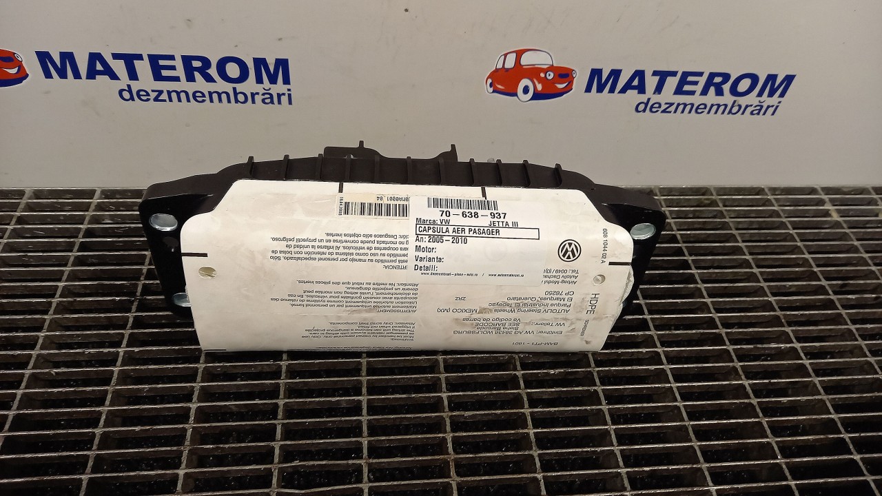 CAPSULA AER PASAGER VW JETTA III - - (2005 2010)