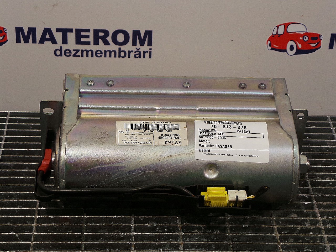 CAPSULA AER PASAGER VW PASSAT 2.5 TDI - (2000 2004)