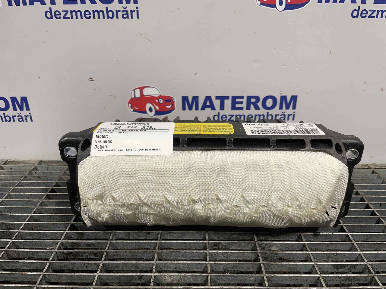 CAPSULA AER PASAGER VW PASSAT - - (2010 2014)