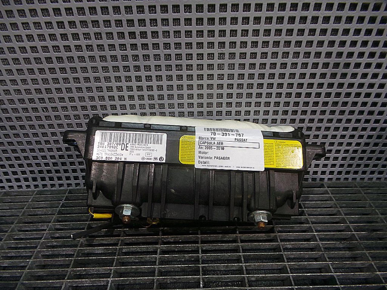 CAPSULA AER PASAGER VW PASSAT PASSAT - - (2005 2010)