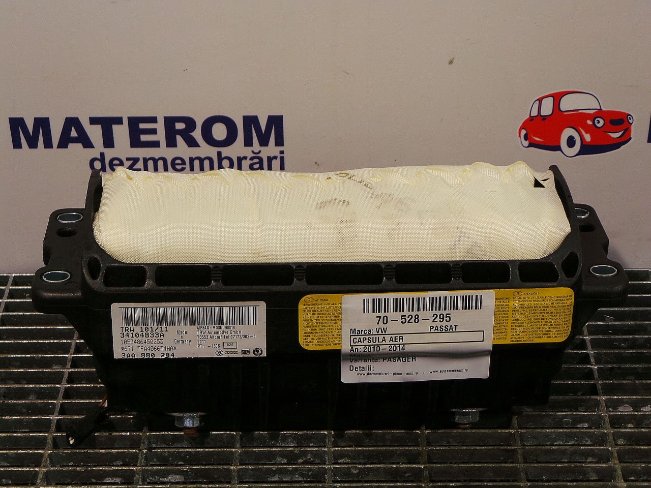 CAPSULA AER PASAGER VW PASSAT PASSAT - - (2010 2014)