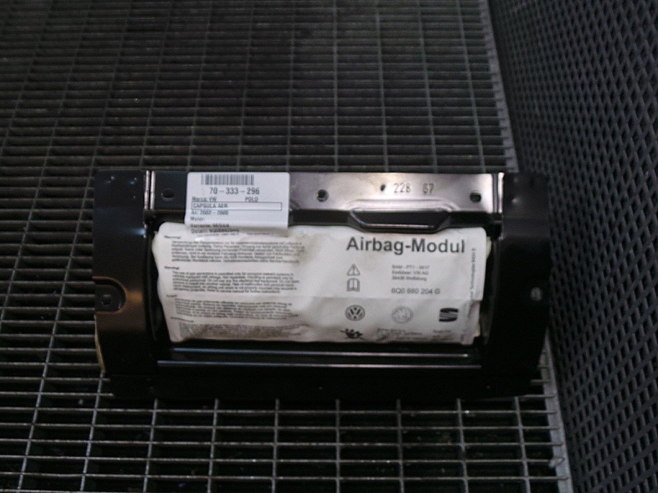 CAPSULA AER PASAGER VW POLO - - (2002 2005)