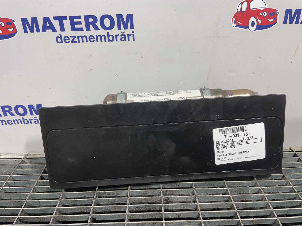 CAPSULA AER PEDALIER SKODA SUPERB - - (2015 2020)