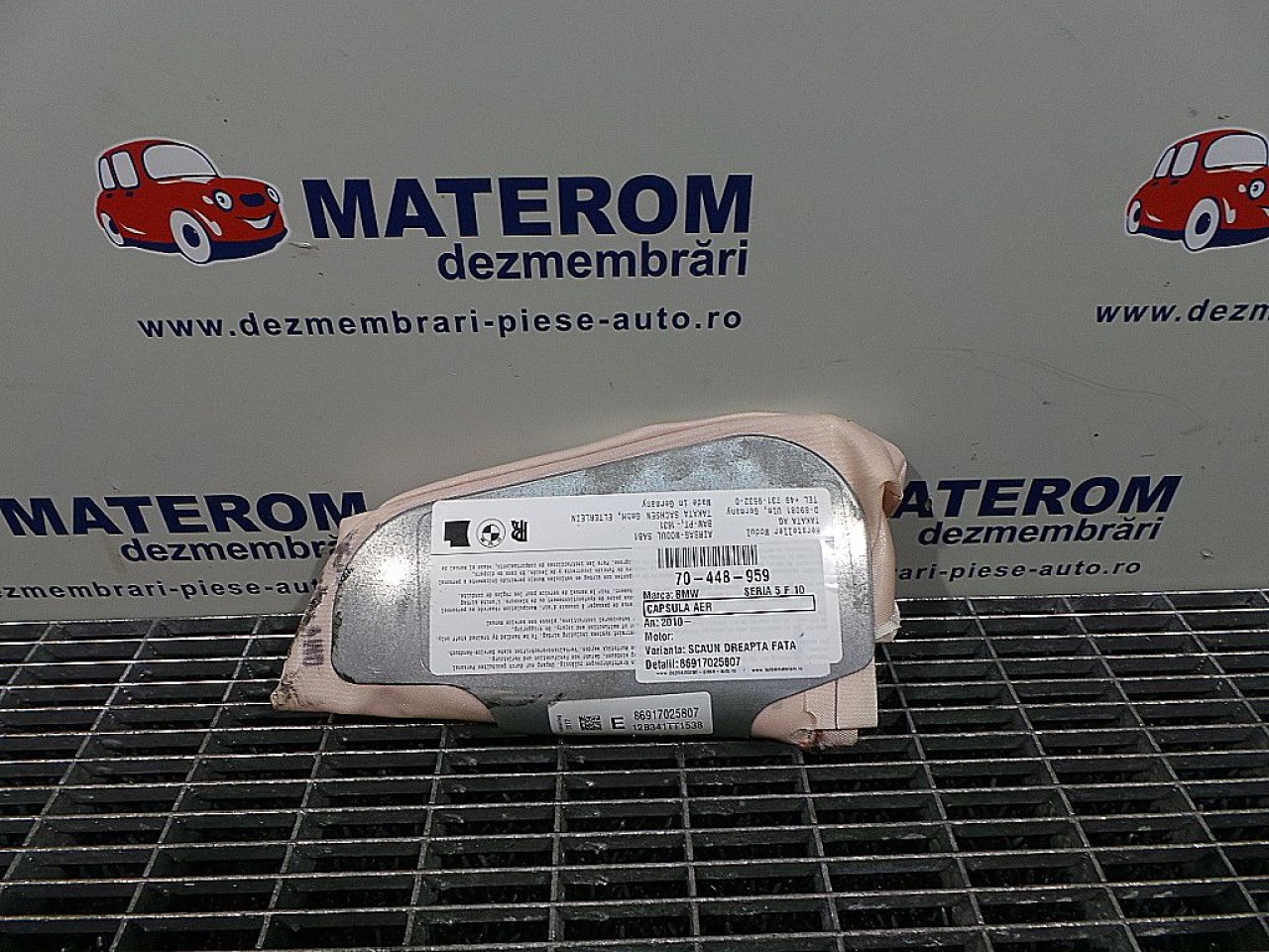 CAPSULA AER SCAUN BMW SERIA 5 F 10 - - (2010 2014)